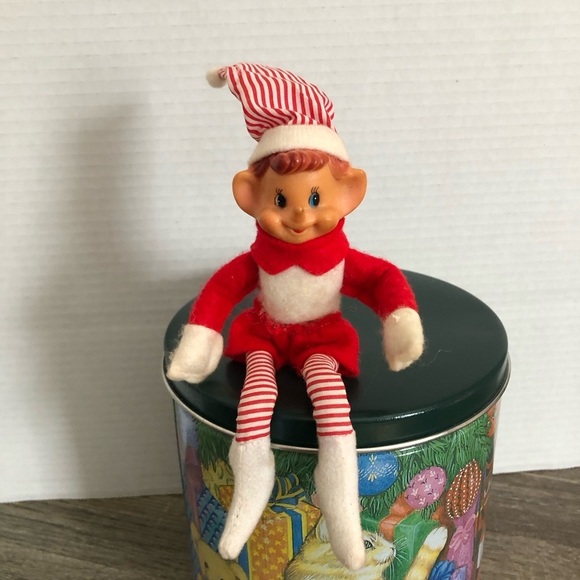 Vtg Knee Hugger Elf with Rubber Face - Picture 6 of 11